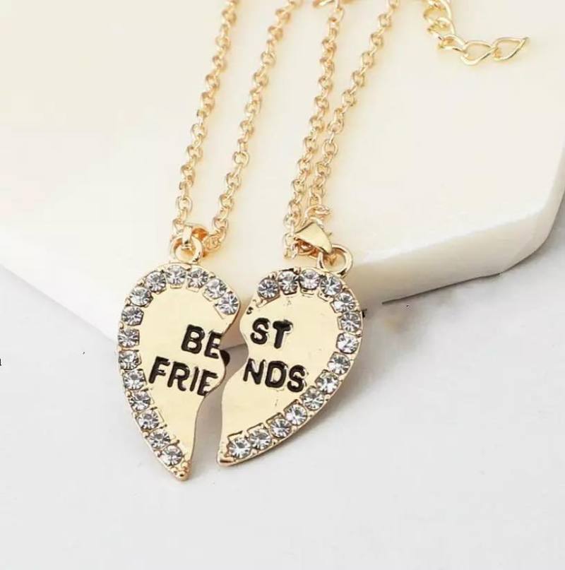 Best friends pendant necklace