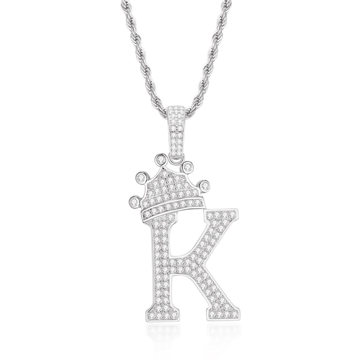 The Letter K Pendant Necklace – AINUOSHI